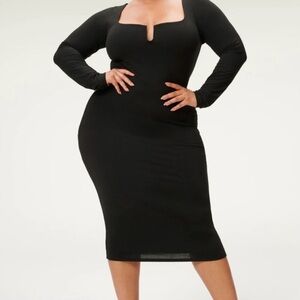Good American U Ring Bodycon Dress
